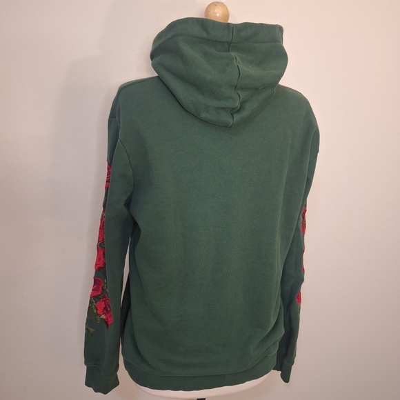 Criminal Damage River Island Rose hoodie unisex men's L - Picture 6 of 10